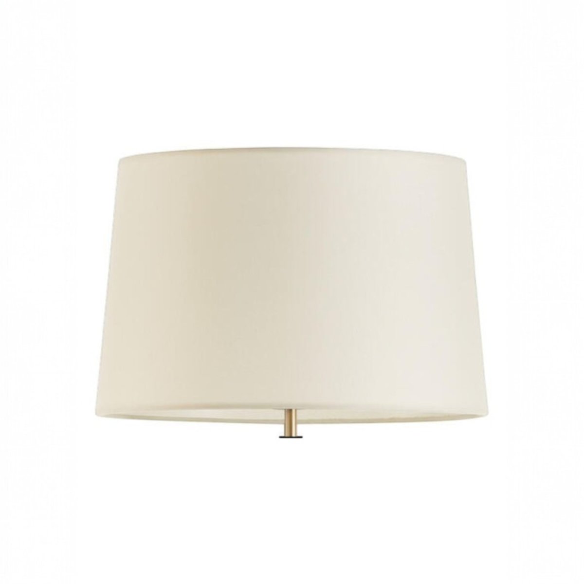 Lampadaire Laiton patiné Room Abat-jour Crème laiton, MILLUMINE