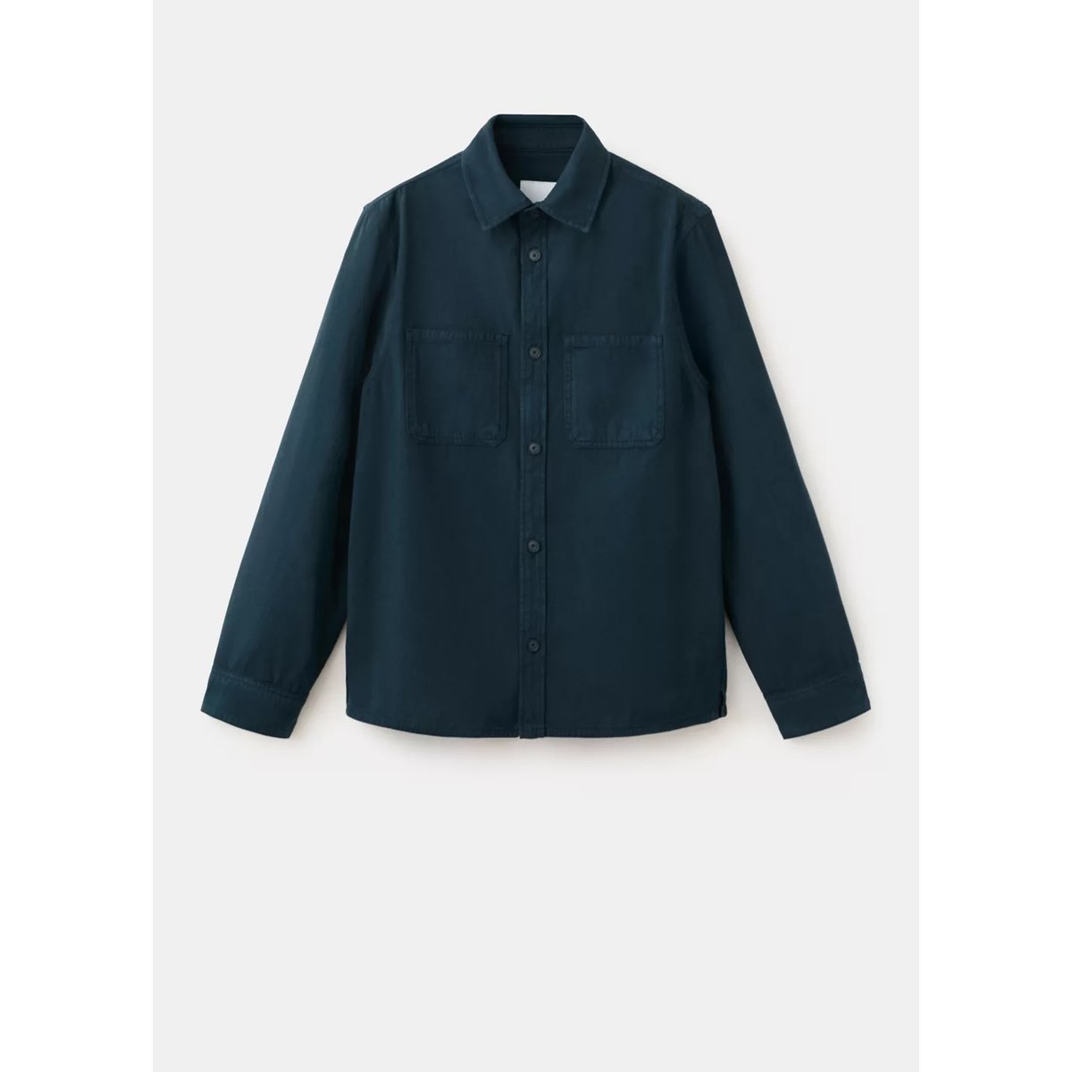 Surchemise 100 % coton poches bleu marine, MANGO MAN