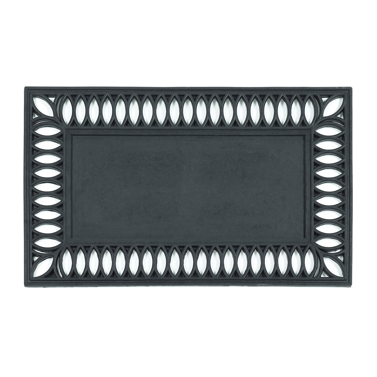 Leaf Pattern Doormat Surround black, MY MAT COIR