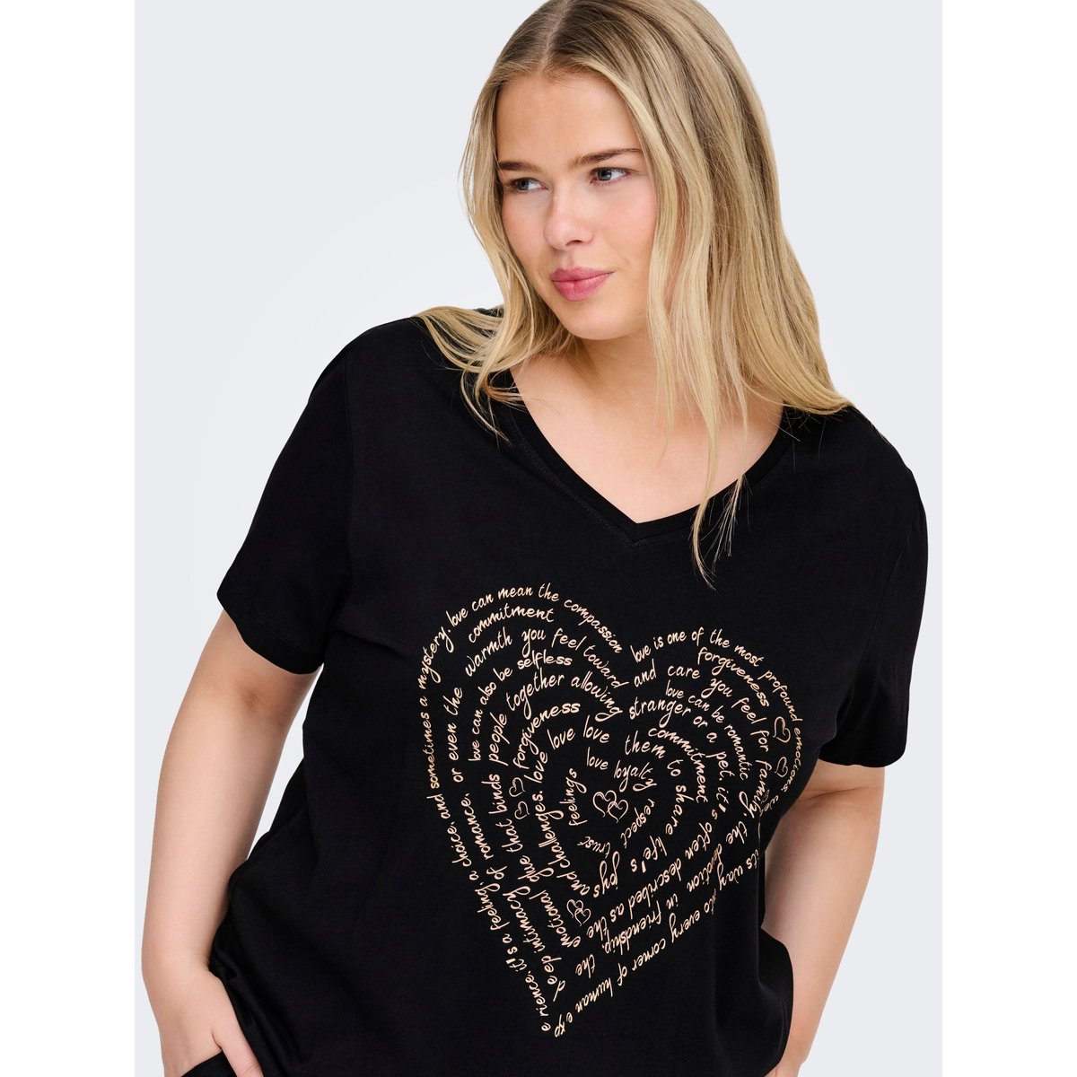 T-Shirt noire - black, ONLY CARMAKOMA