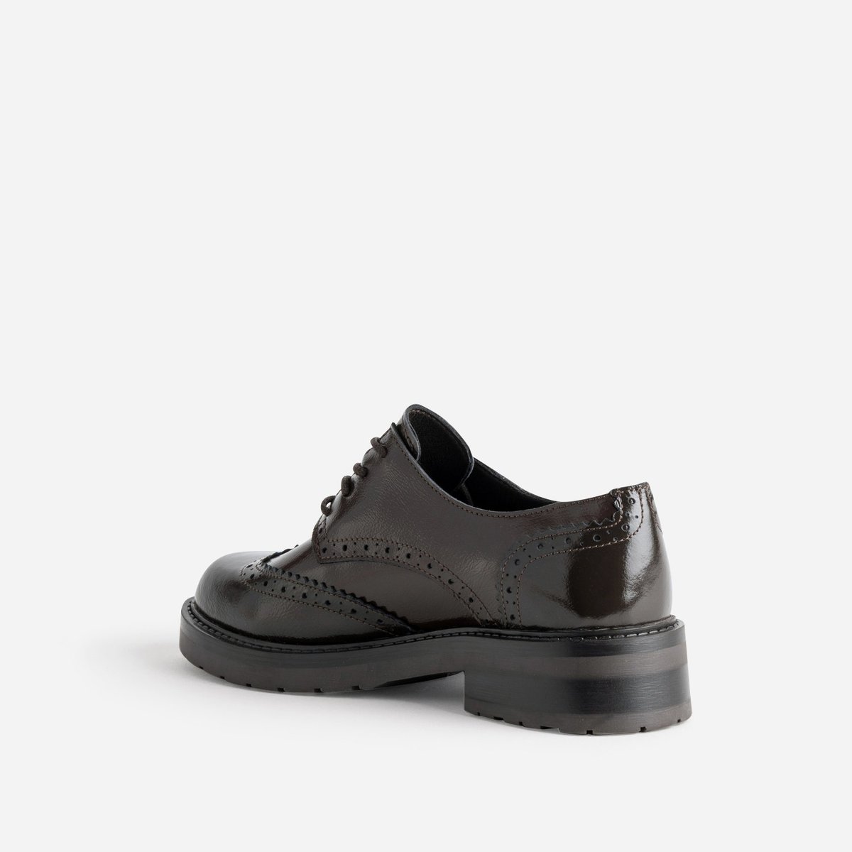Derby en cuir FALMA chocolat, ERAM