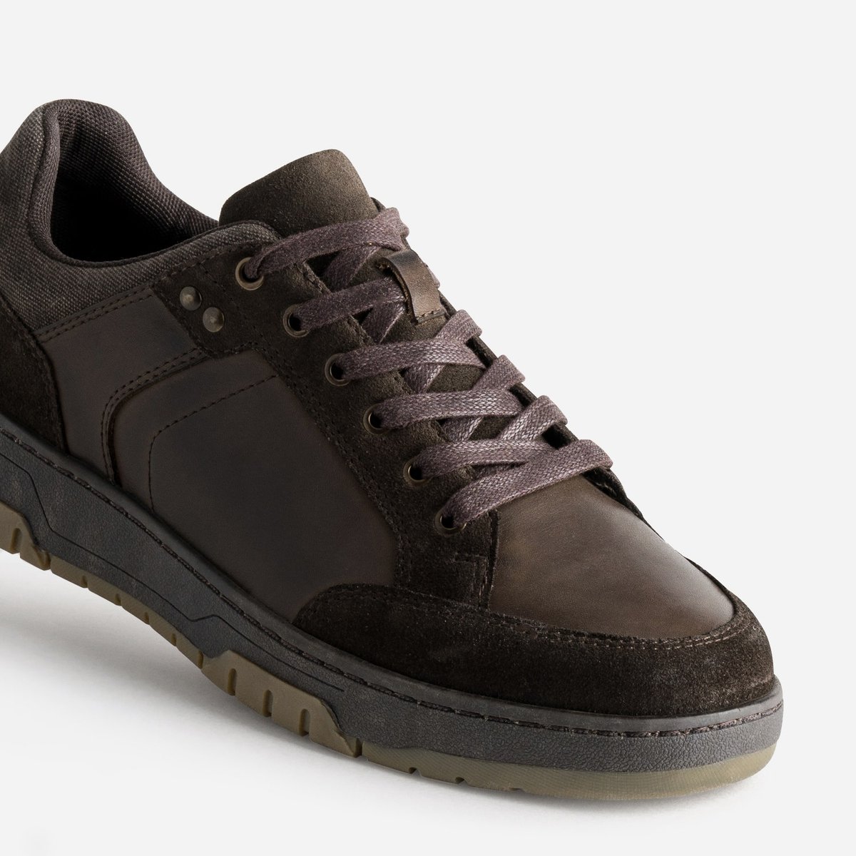Basket en cuir PIETRO marron, ERAM