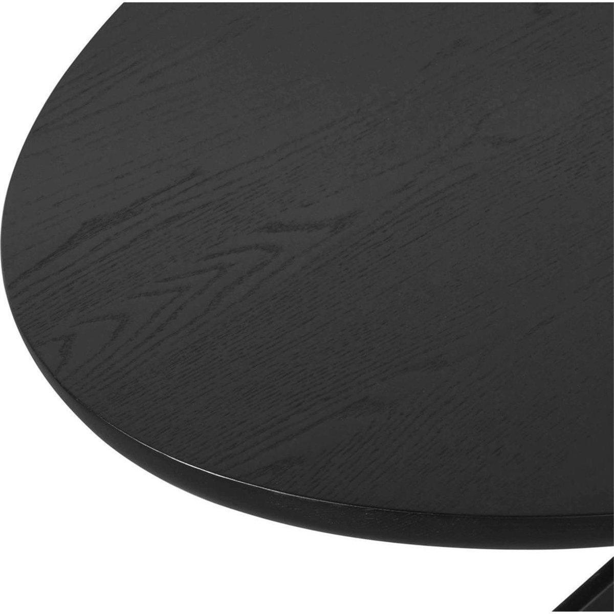 Table à manger ovale en bois noir, RECOLLECTION