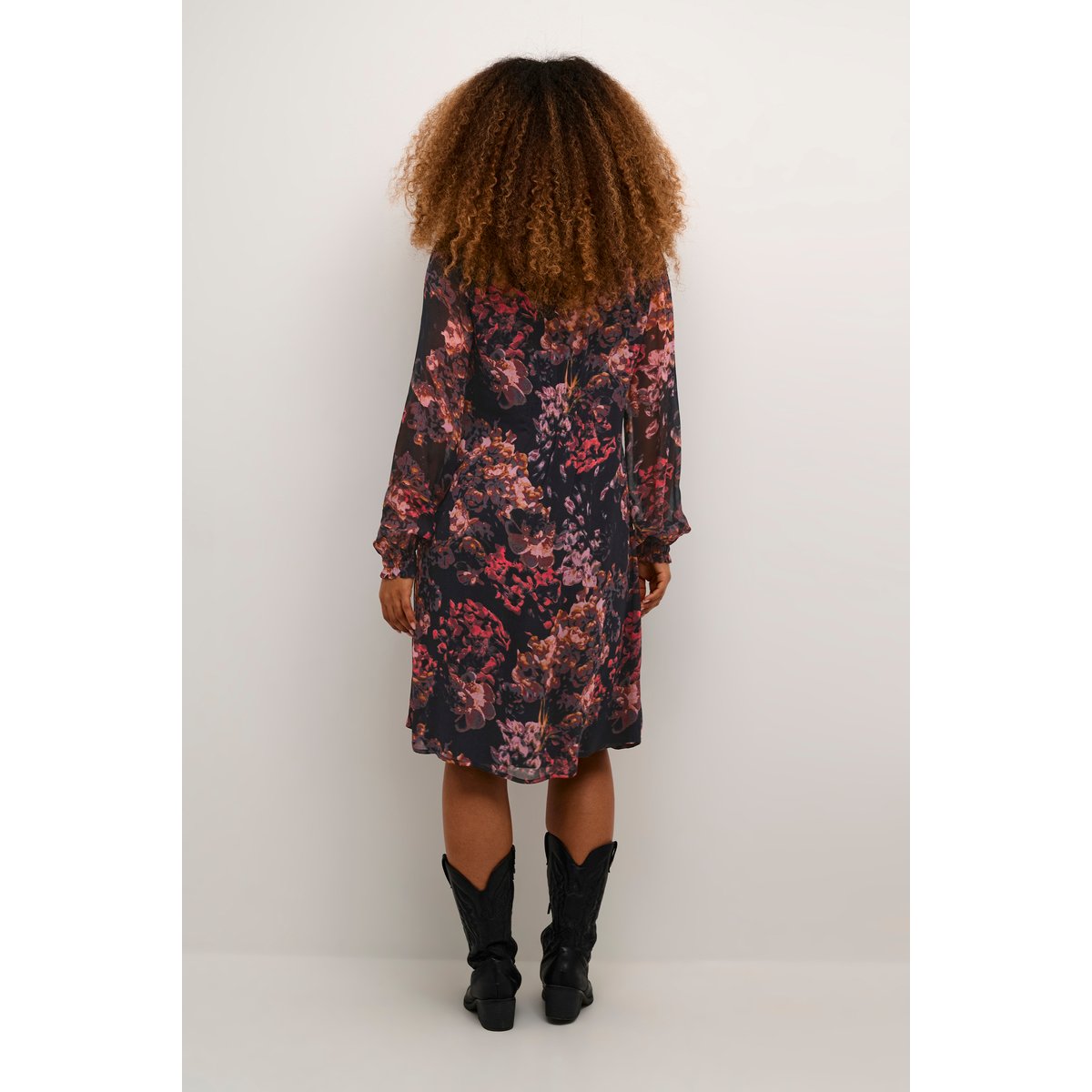 Robe rose floral, CREAM