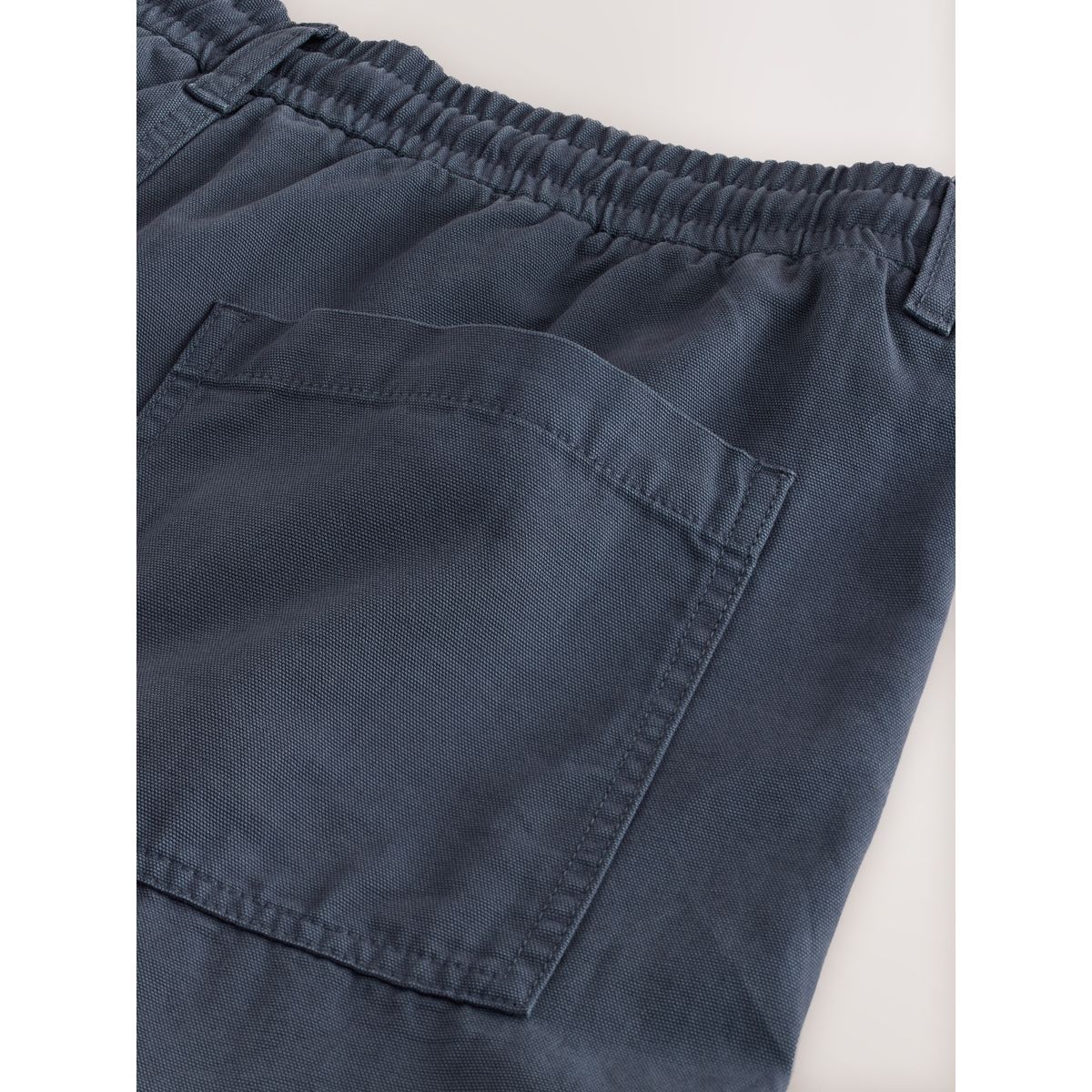 Pantalon chino à 2 plis et taille élastique bleu, NEXT
