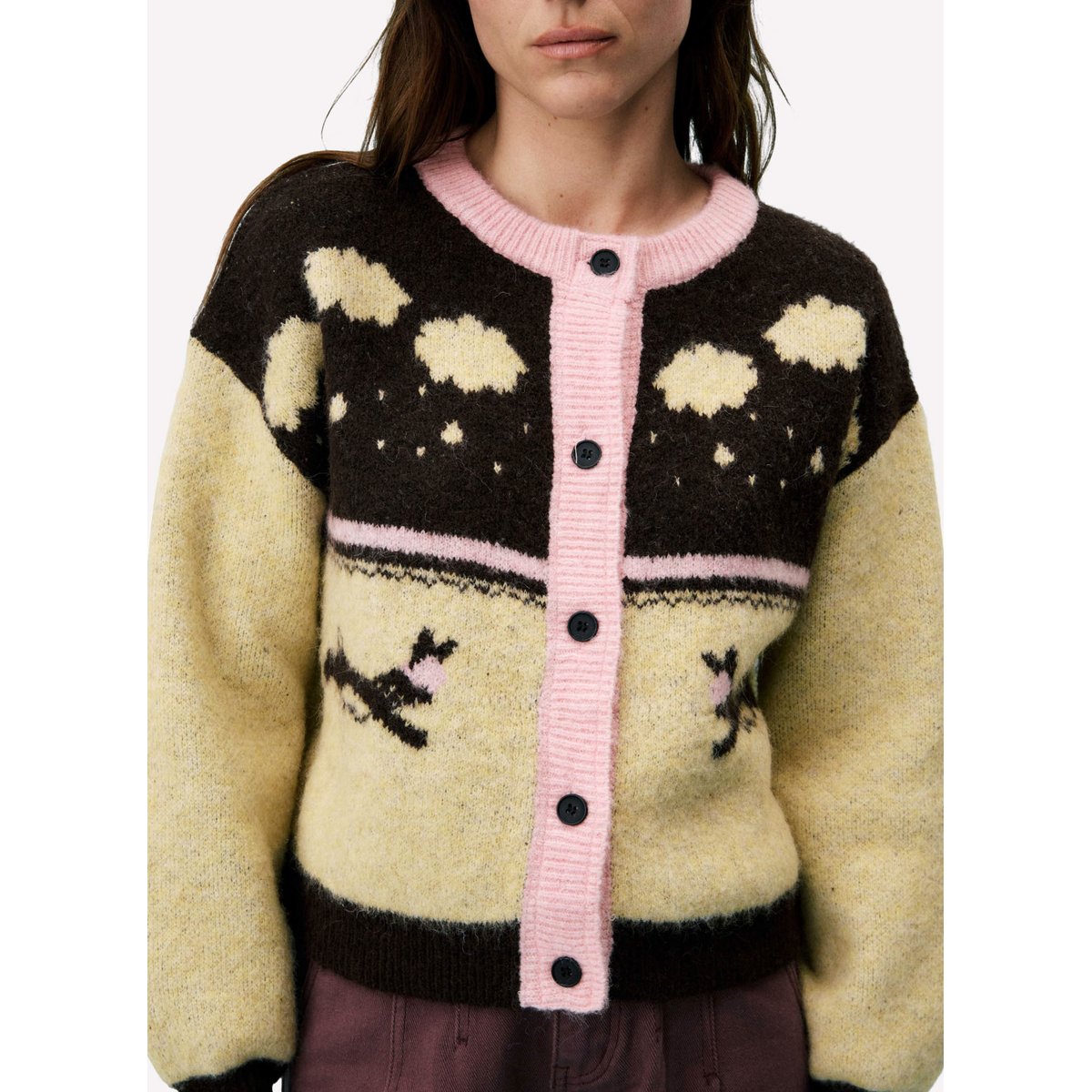 Cardigan BARRET beige, FRNCH