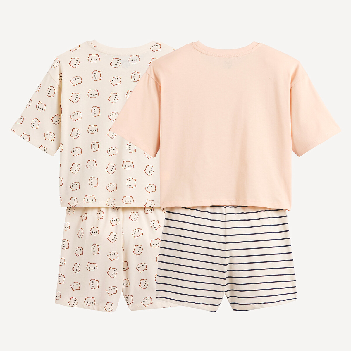Lot de 2 pyjashorts, motif Kawaii assortis, LA REDOUTE COLLECTIONS