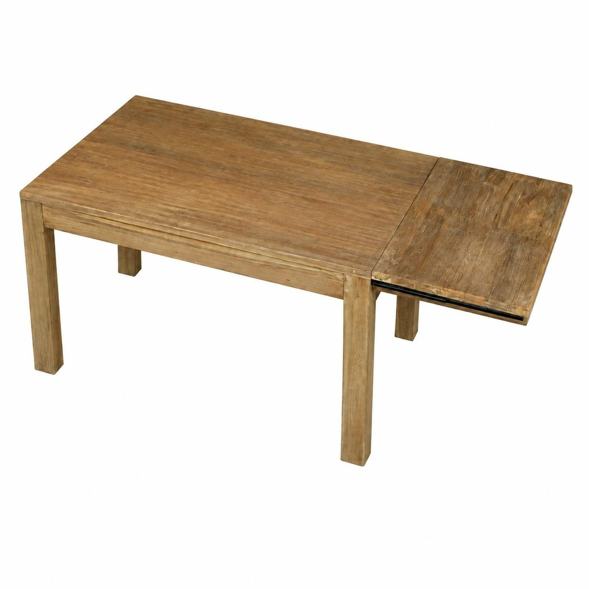 Table extensible en bois recyclé de teck 160-210 cm VADOD bois naturel, PIER IMPORT