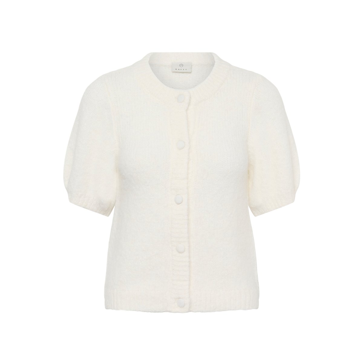 Cardigan à tricot blanc chalk, KAFFE