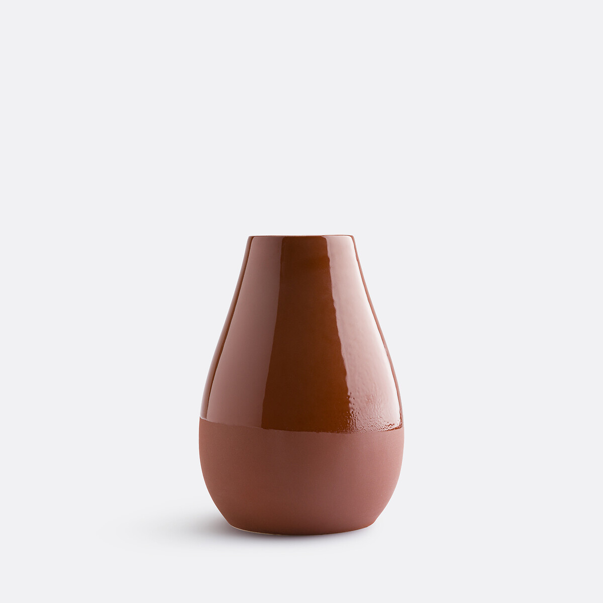 Vase en céramique H19 cm, Pastela brun, LA REDOUTE INTERIEURS