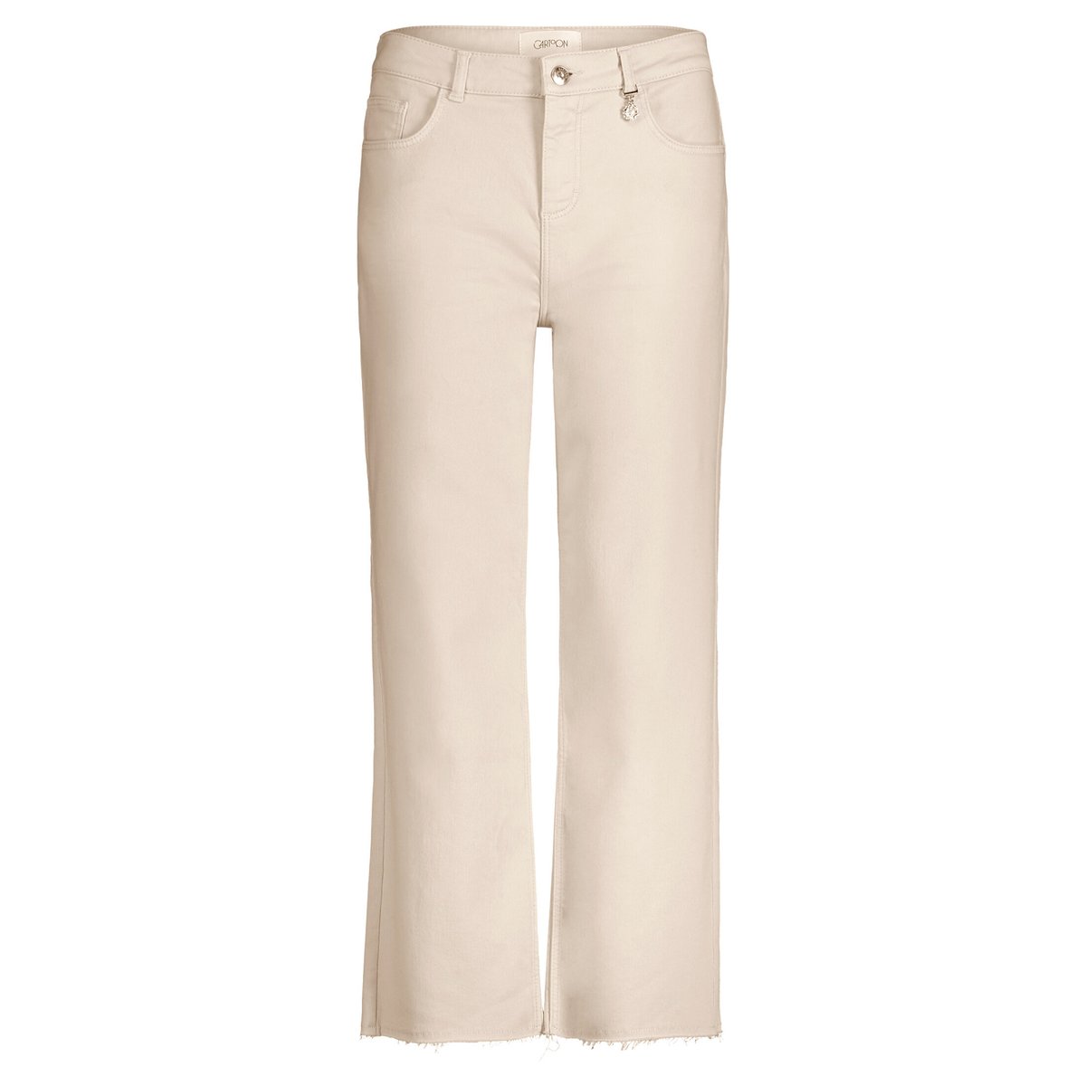 Pantalon basique à bord franc oat milk, CARTOON