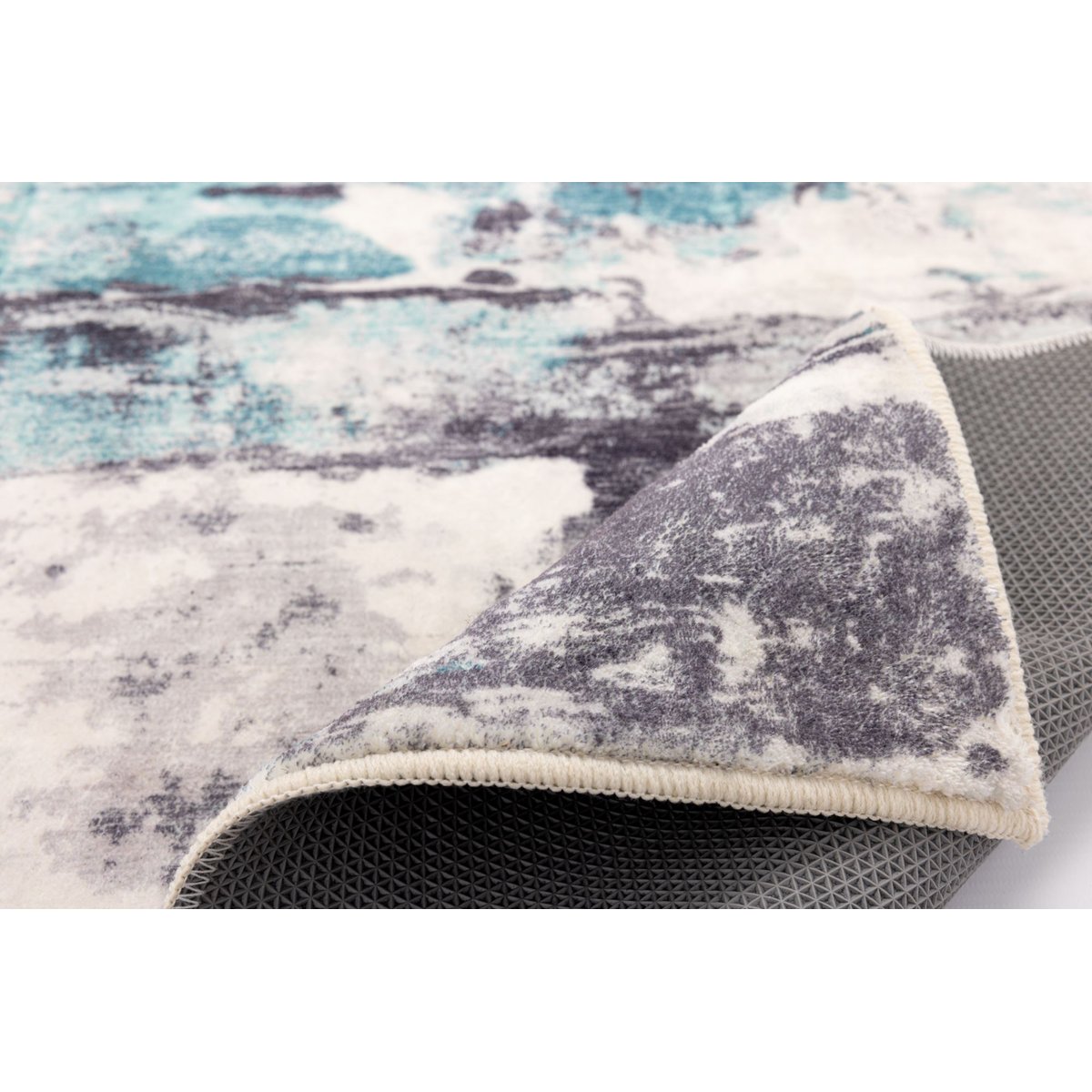 Tapis de bain moelleux aux couleurs vives - ARIELLA turquoise multicolore, GINO FALCONE