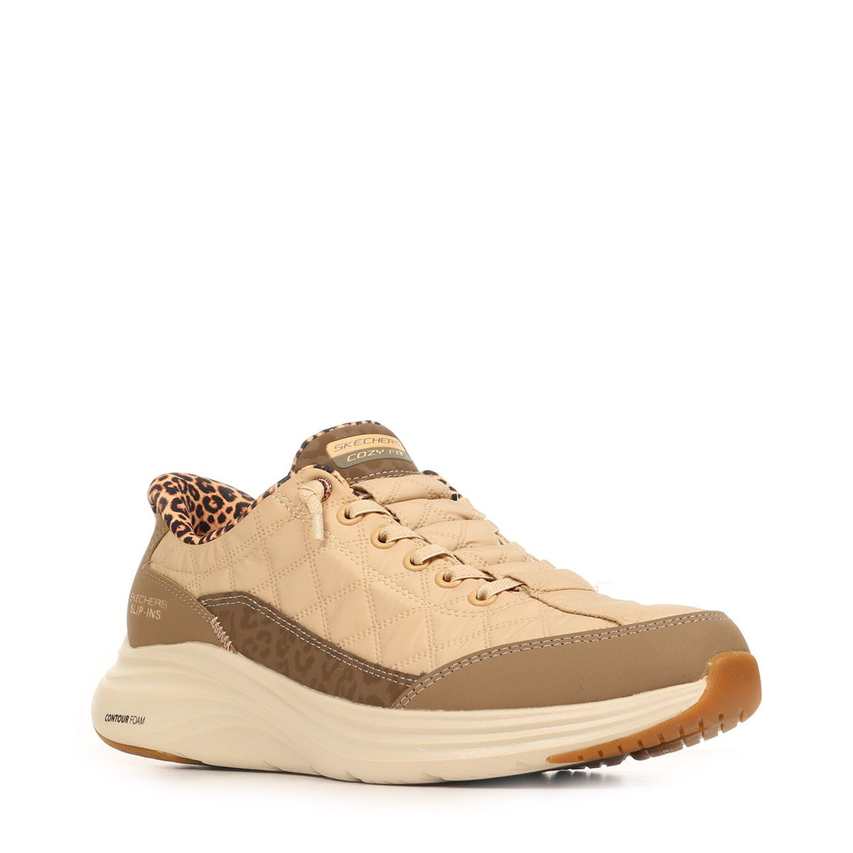 Baskets CONTOUR FOAM LEOPARD DREAM brown, SKECHERS