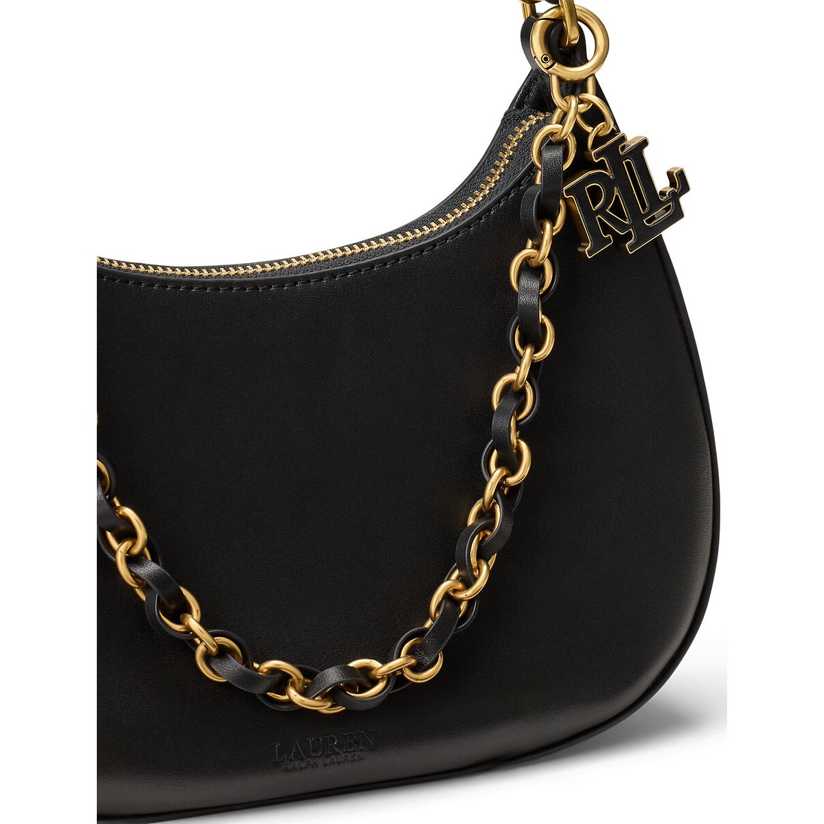 Sac porté épaule en cuir, MARCY noir, LAUREN RALPH LAUREN