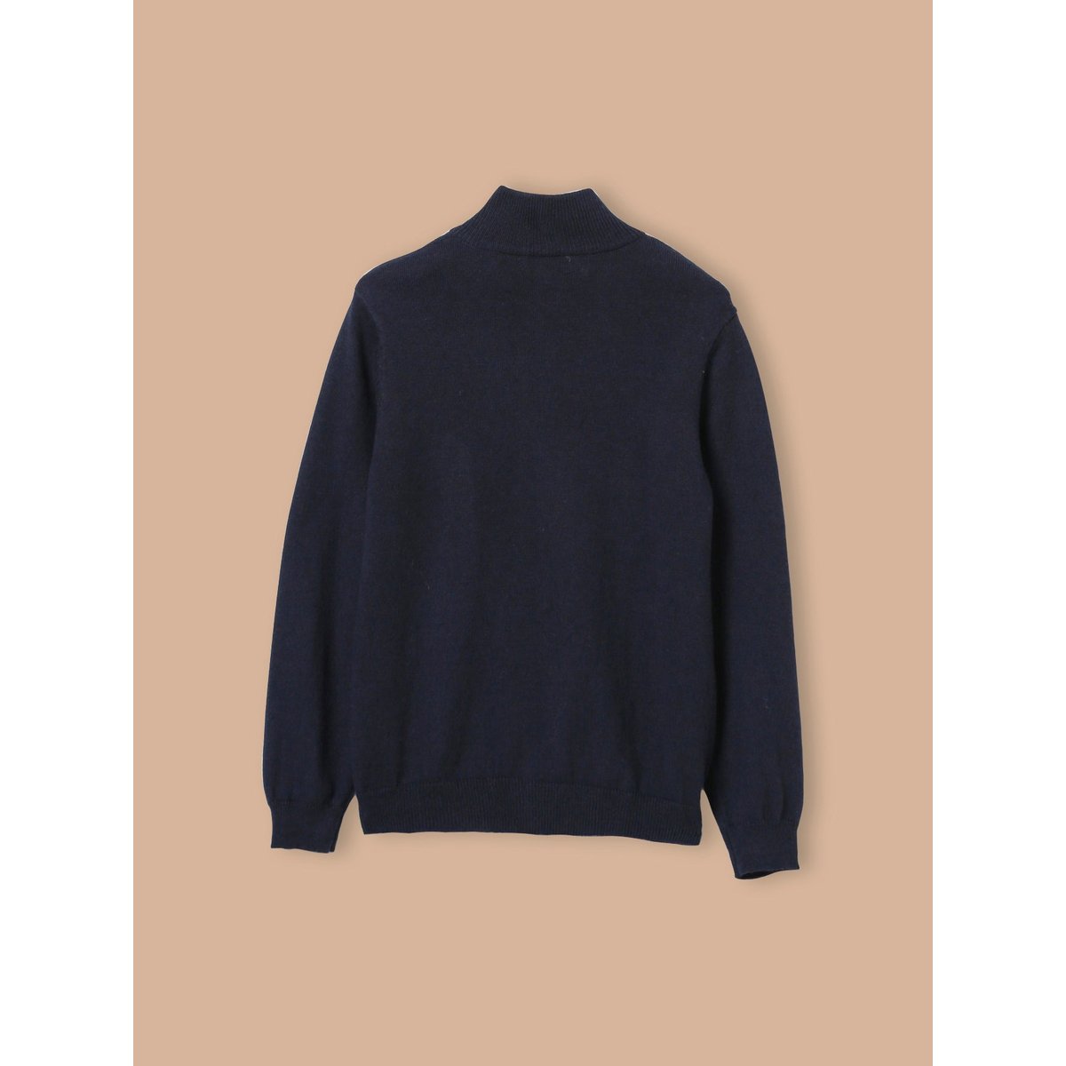 Cardigan col montant marine, CYRILLUS