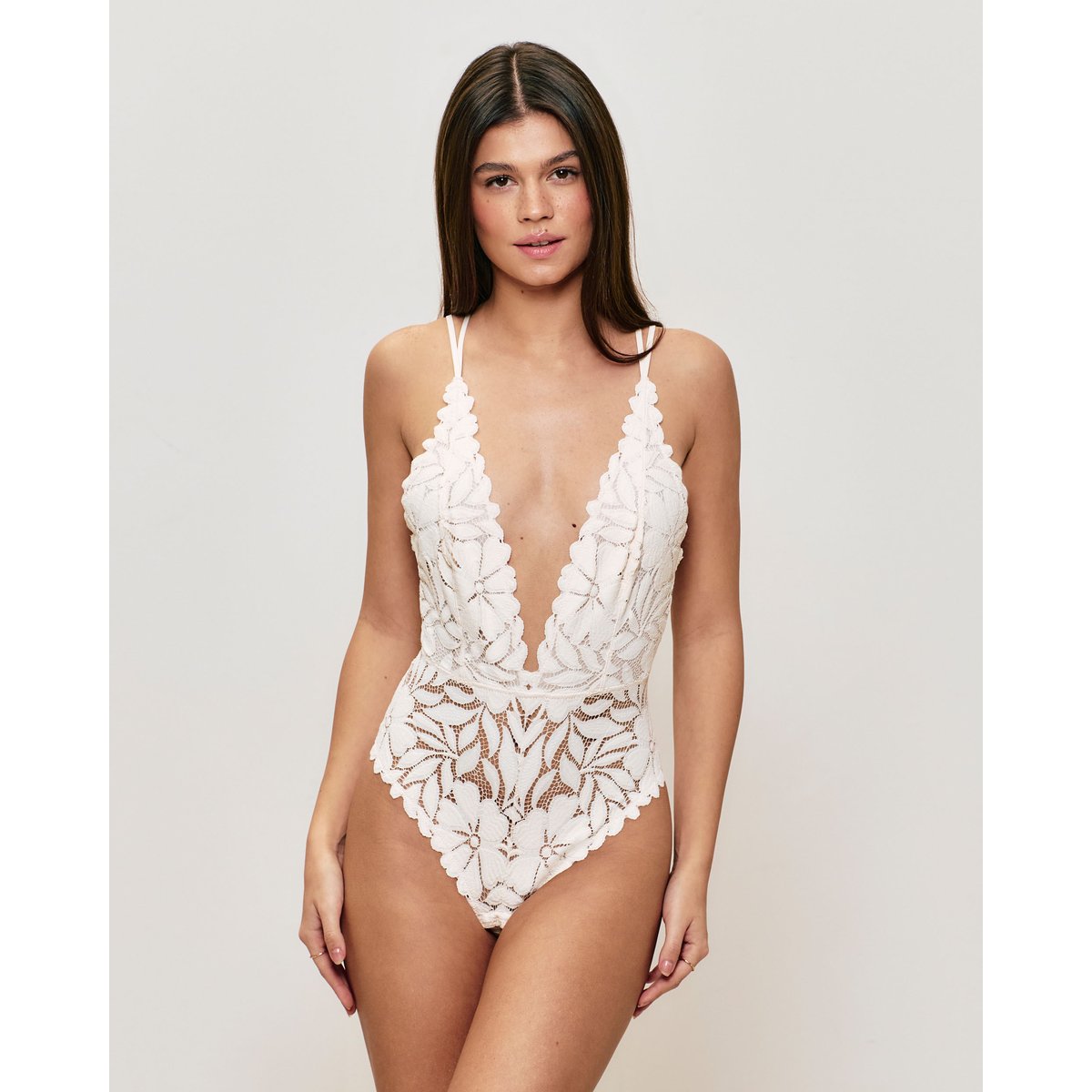 Body en dentelle RACHELIZ ecru, UNDIZ