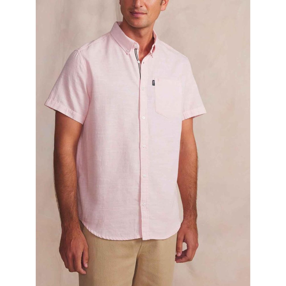 Chemise manches courtes CALELCHA orchidee, TBS