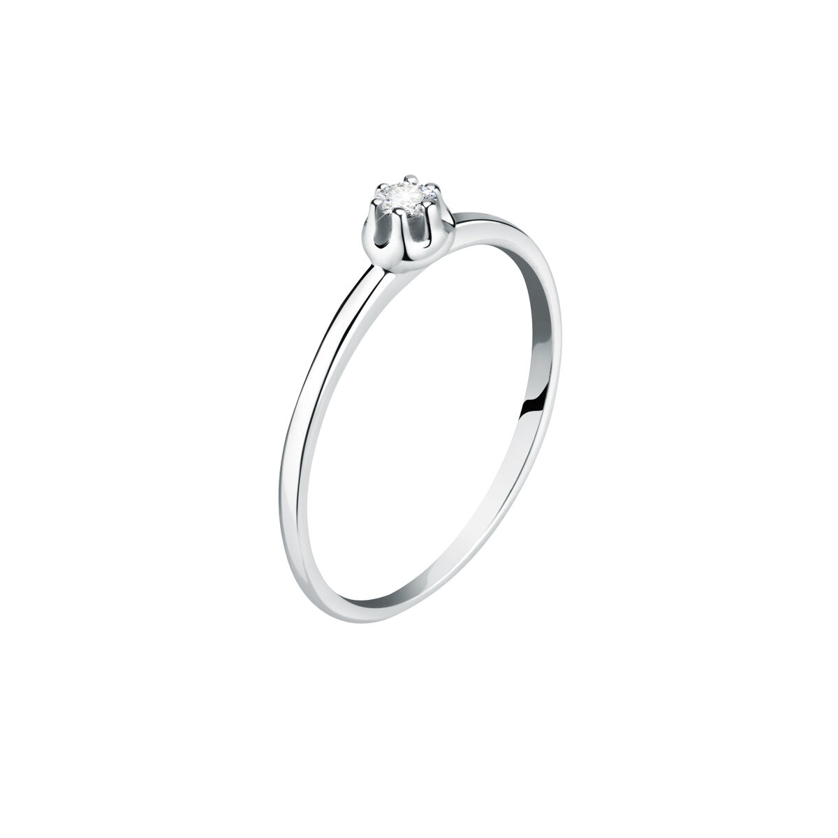 Bague en or blanc 375 B-CLASSIC argent, BLUESPIRIT