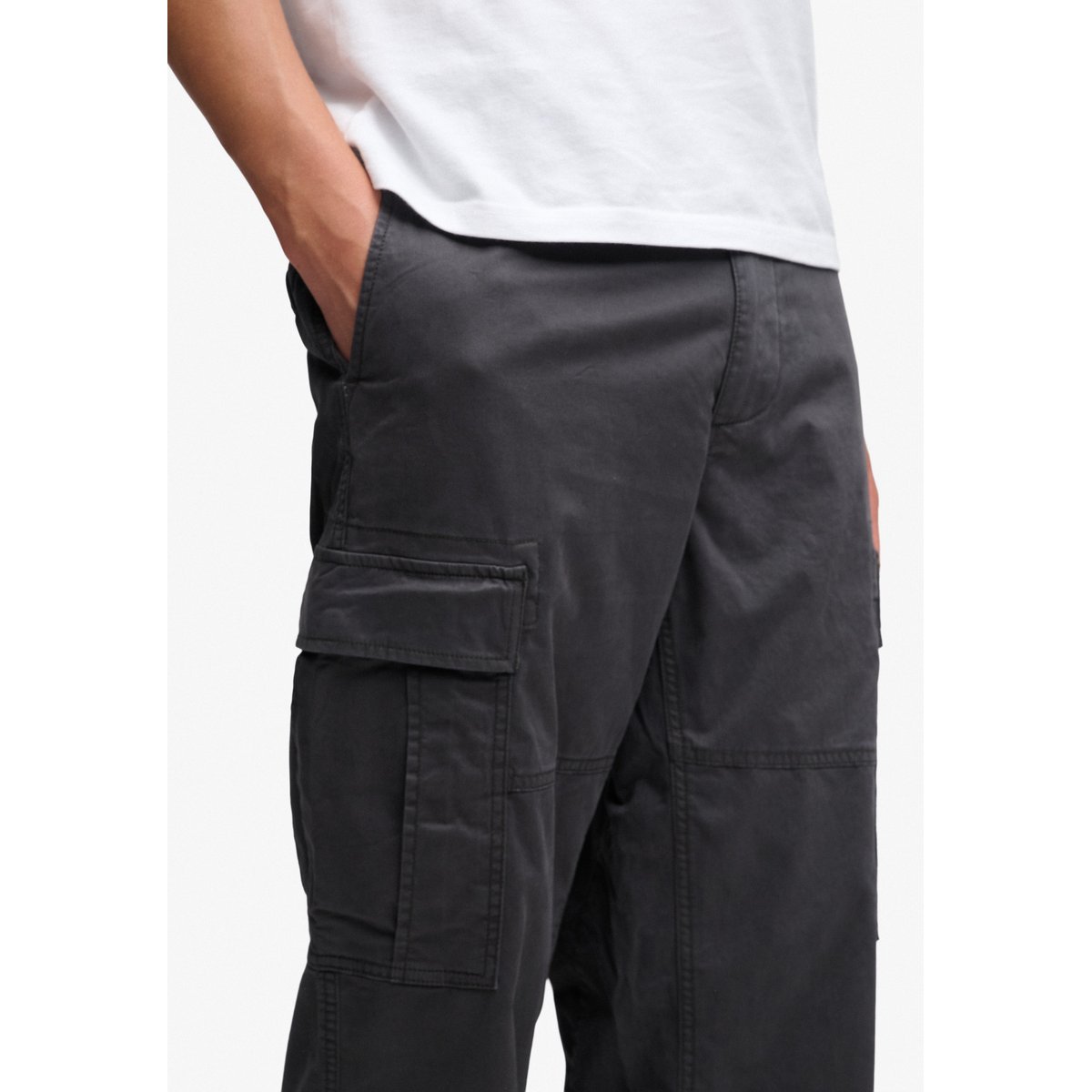 Pantalon Cargo Fuselé Regular blackboard, SUPERDRY