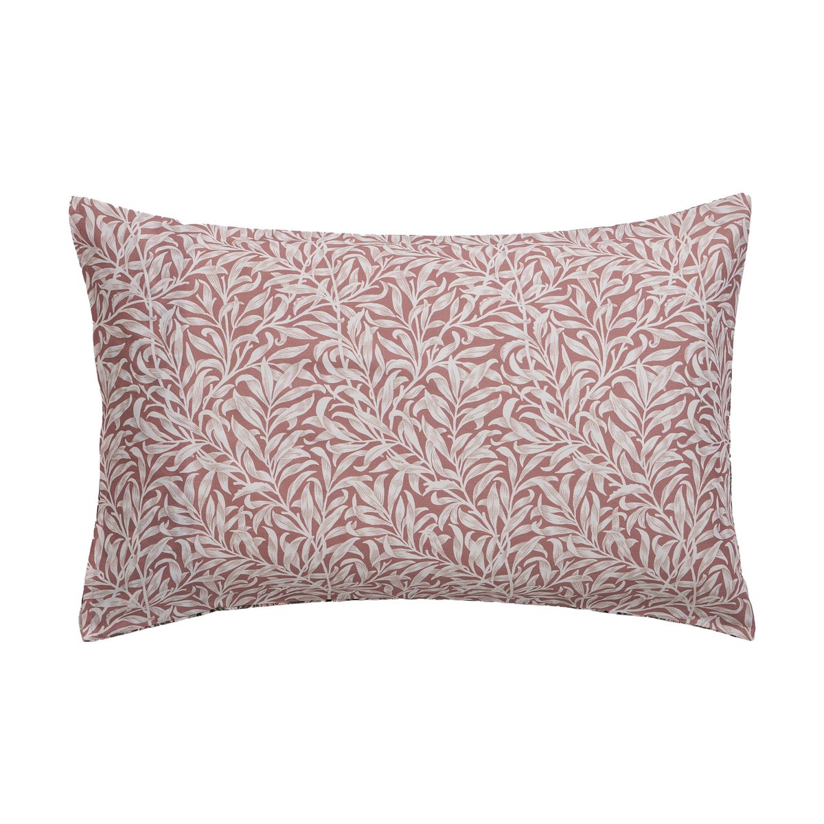Parure de lit, housse de couette fleurie + 2 taies pour grand  lit 2 personnes Rosiers rose, vert, WILLIAM MORRIS AT HOME