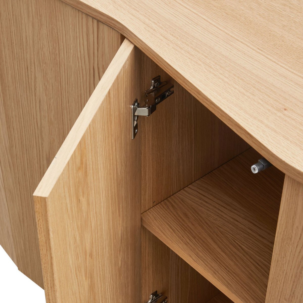 Buffet 6 portes en bois L200cm- ZUMA bois clair, WOOOD