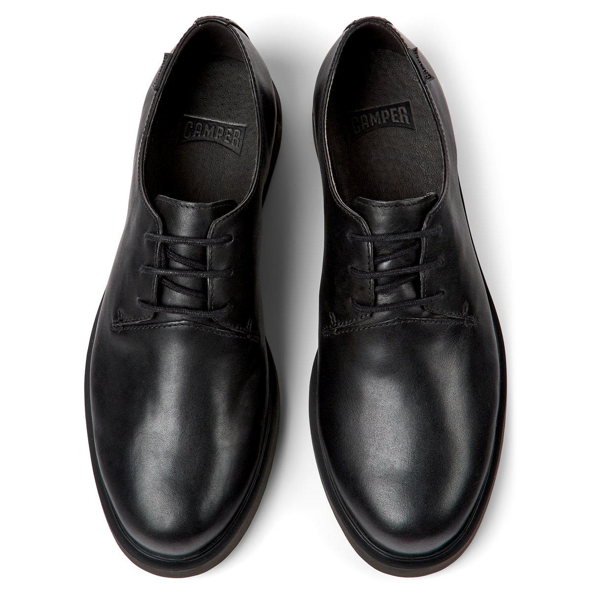 Derbies À Lacets Cuir Iman noir, CAMPER