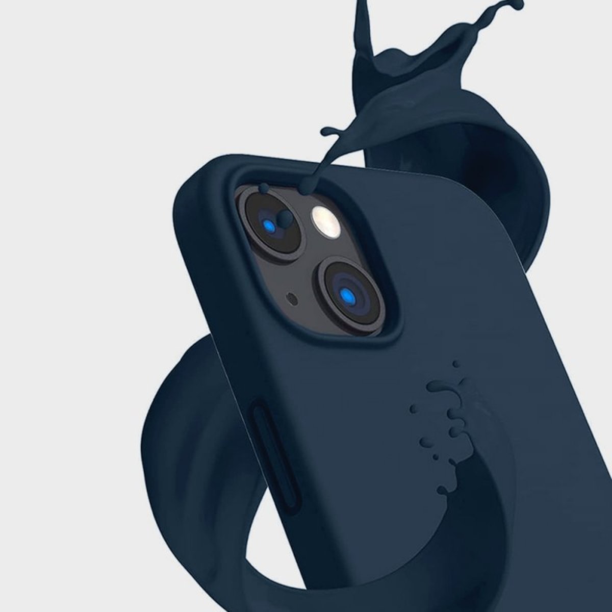 Coque iPhone 13 antichoc + 2 vitres bleu, EVETANE