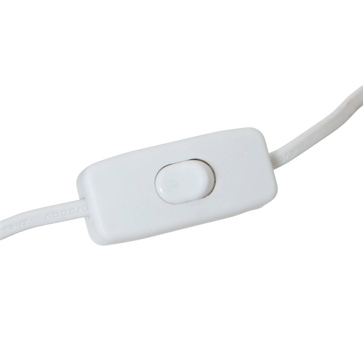 Lampe cylindrique en lin KEILA multicolore, ATMOSPHERA