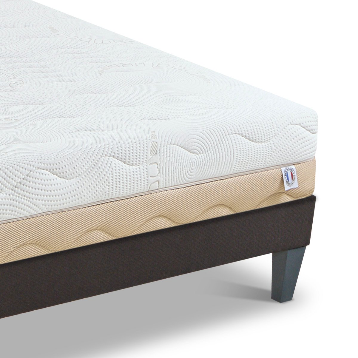 Matelas Mousse Leman 90x200 cm Accueil hypersoft blanc, BELLECOUR