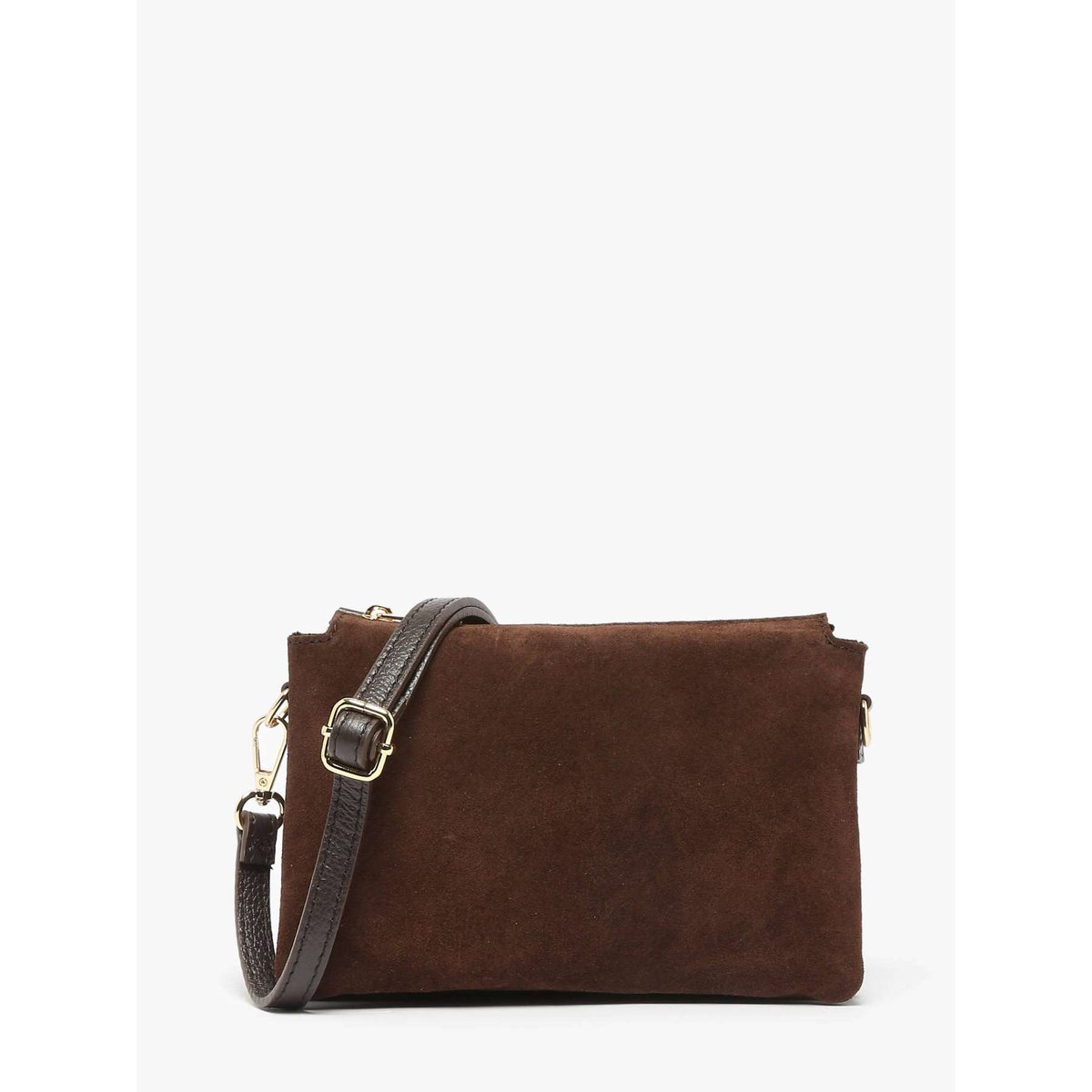 Sac bandoulière Velvet caviar cuir testa moro, MILANO