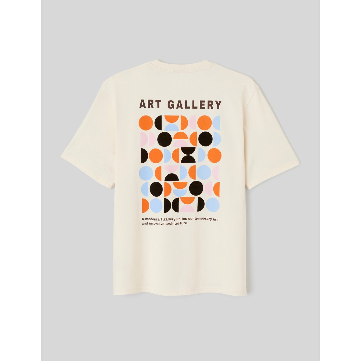 T-shirt imprimé devant / dos naturel, BZB