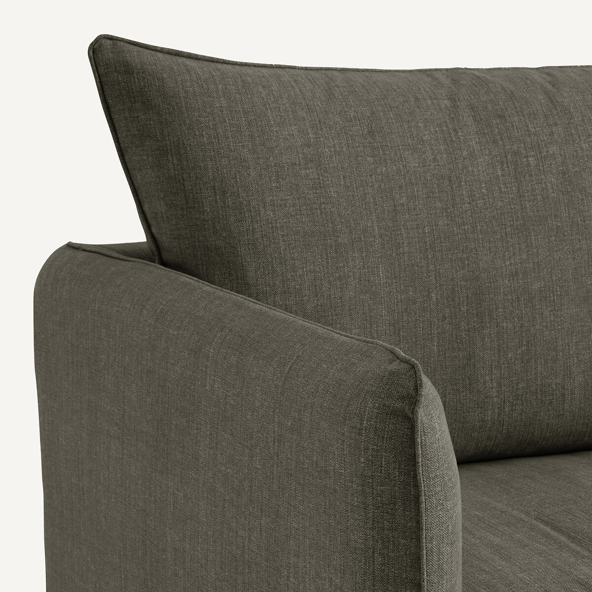 Fauteuil coton/lin, Néo Chiquito ecorce, AM.PM