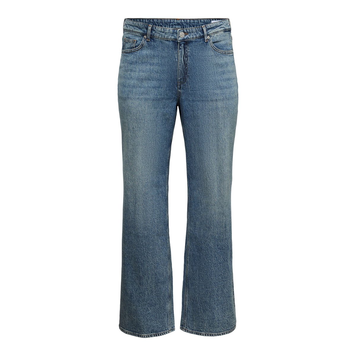 Jean À Coupe Large medium blue denim, VERO MODA