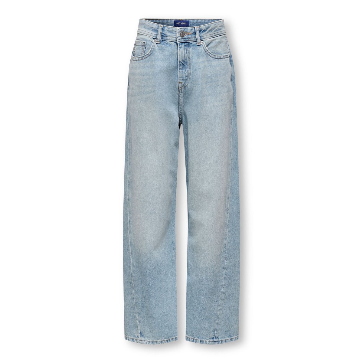Jean À Coupe Ample light blue denim, ONLY & SONS JUNIOR
