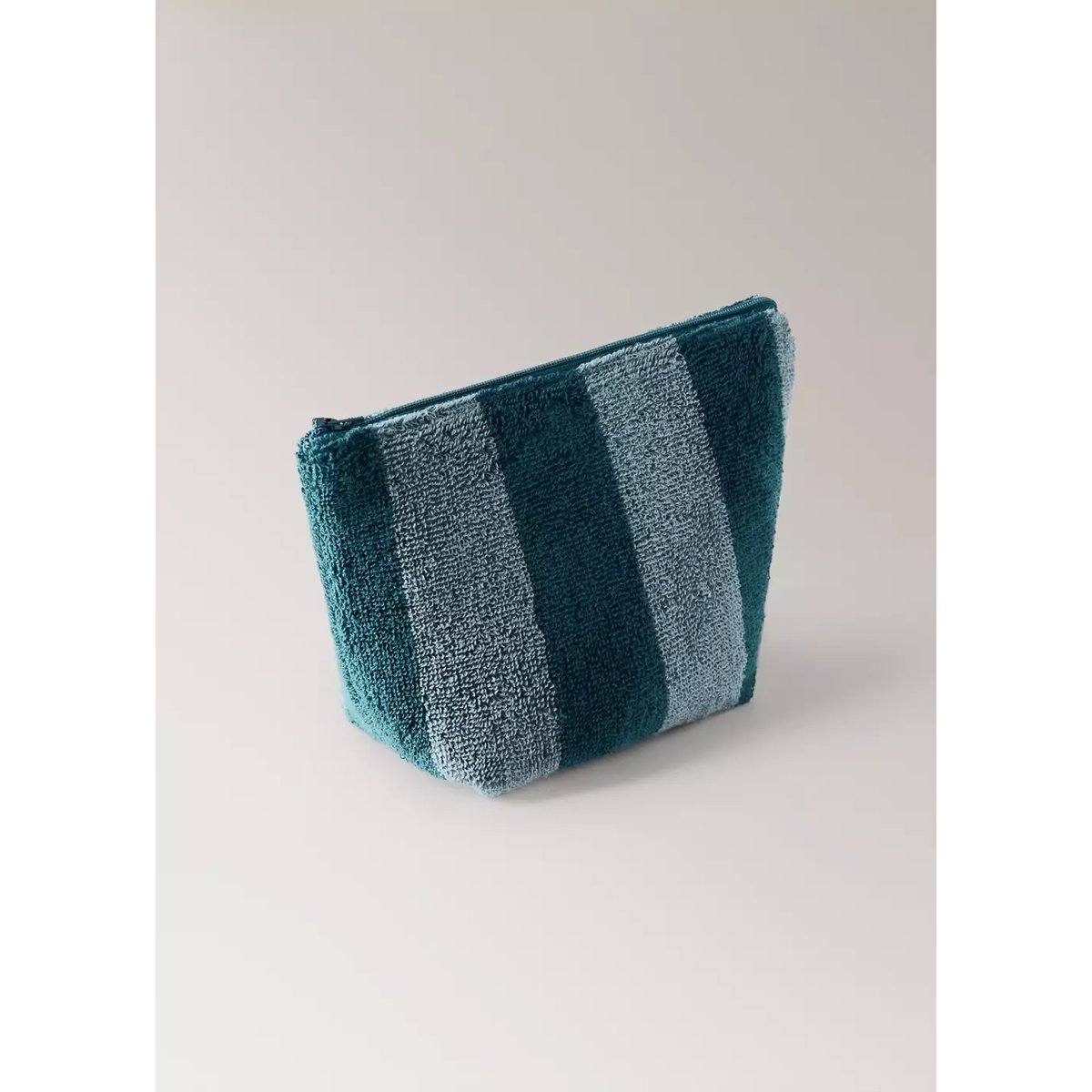 Trousse en coton à carreaux bleu, MANGO HOME