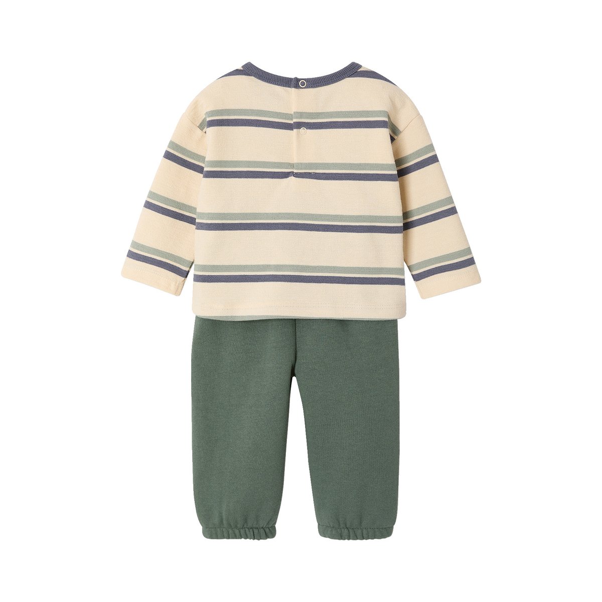 Ensemble T-shirt et pantalon vert, VERTBAUDET