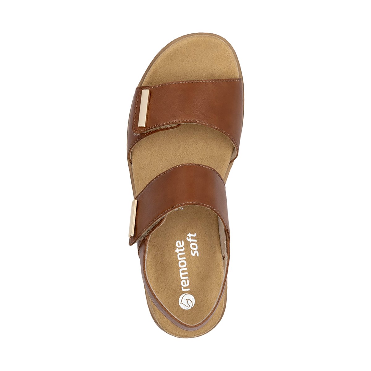 Sandales Cuir Lugano marron, REMONTE