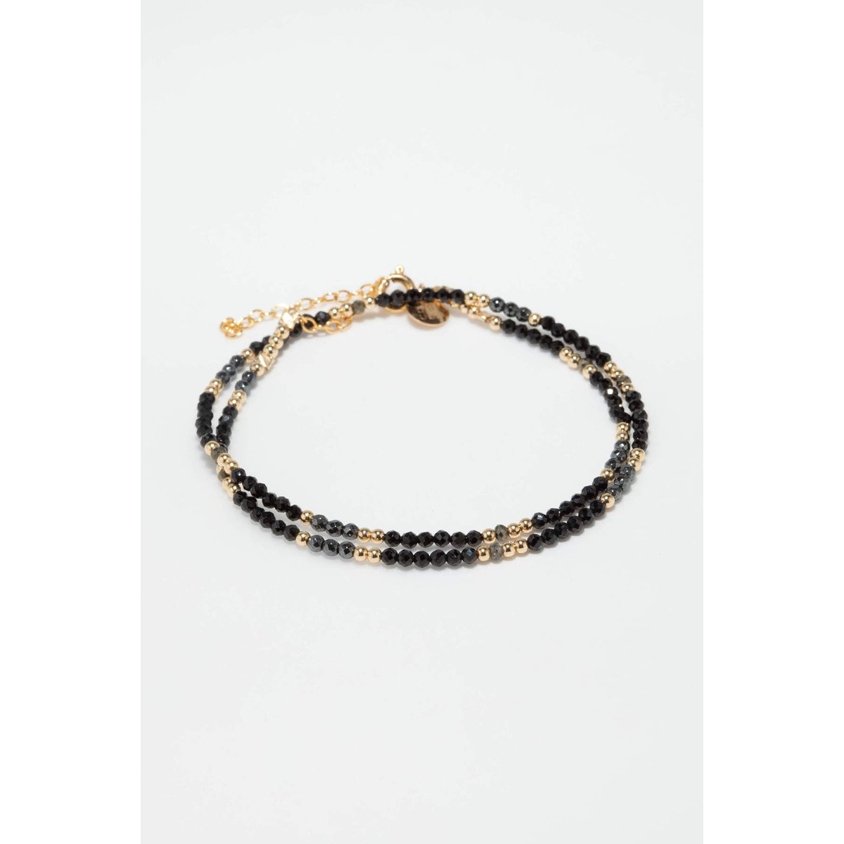 Bracelet - collier Queen - Spinelle minuit, YAY PARIS