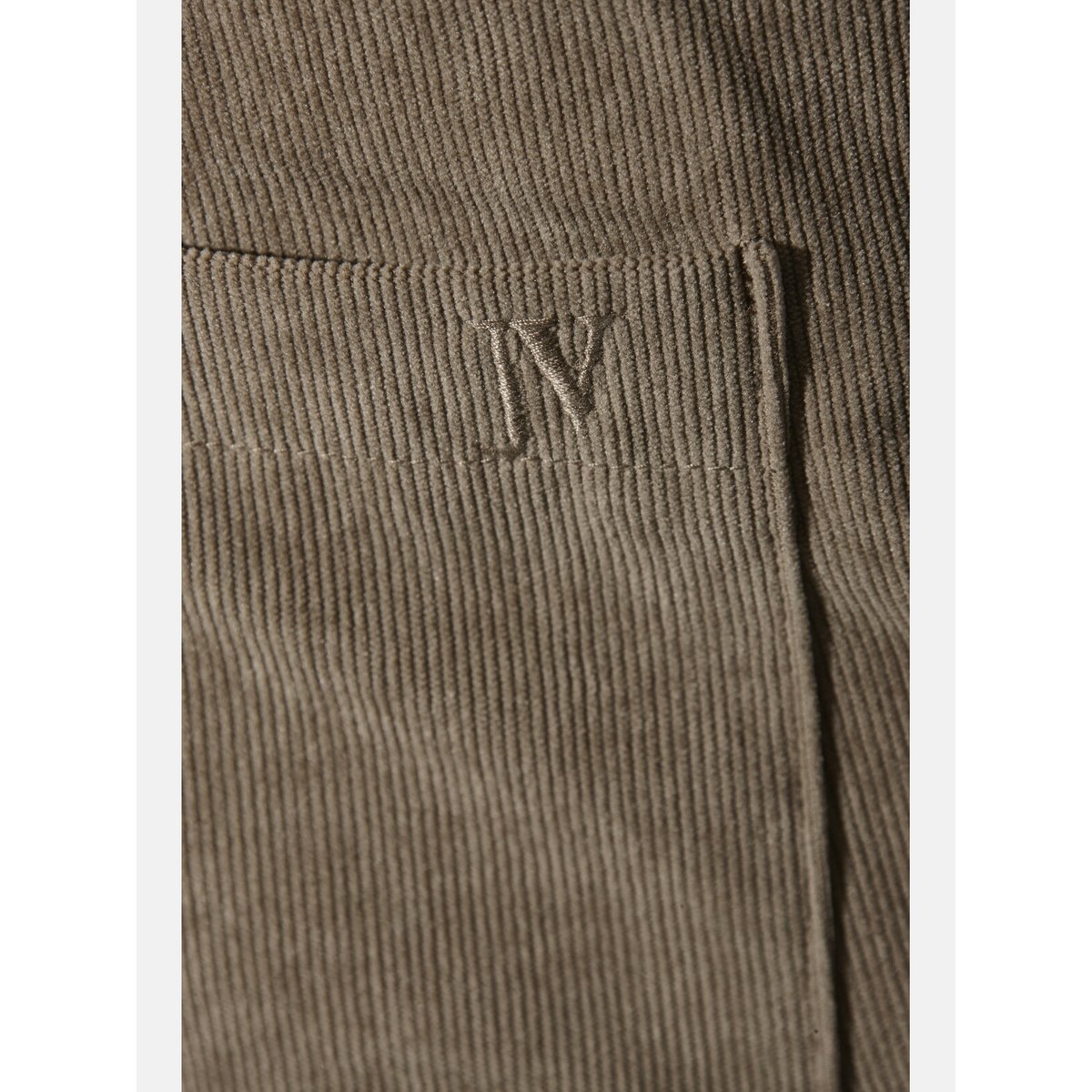 Lot de deux pantalons en velours côtelé HELSTAD noir beige, JAN VANDERSTORM