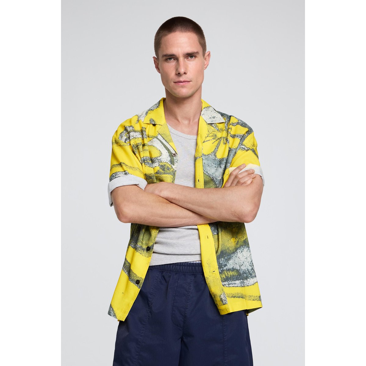 PANTALON LONGUE UNI bleu, DESIGUAL