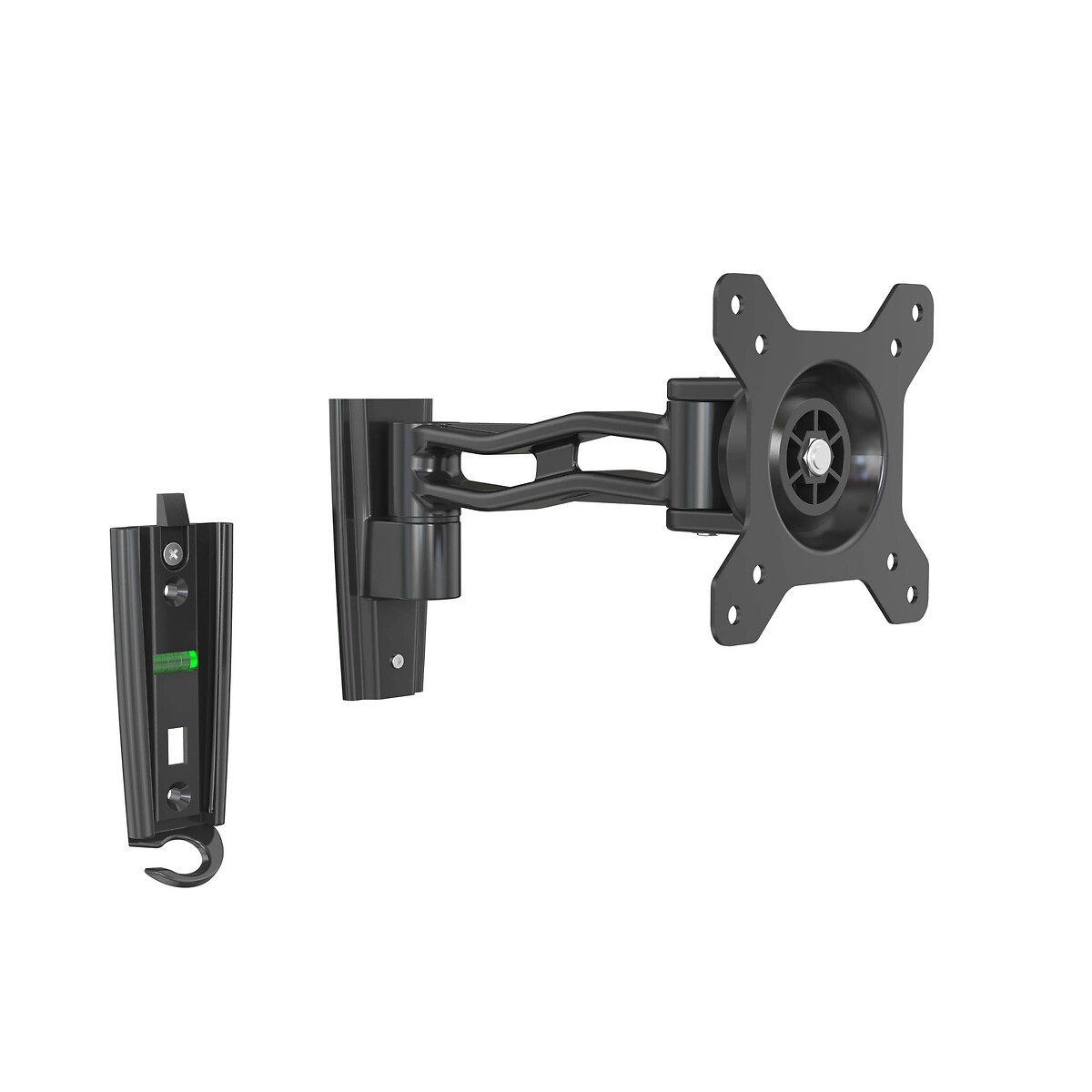Suporte TV para parede Double Tilt & Swivel, HAEGER preto , HAEGER