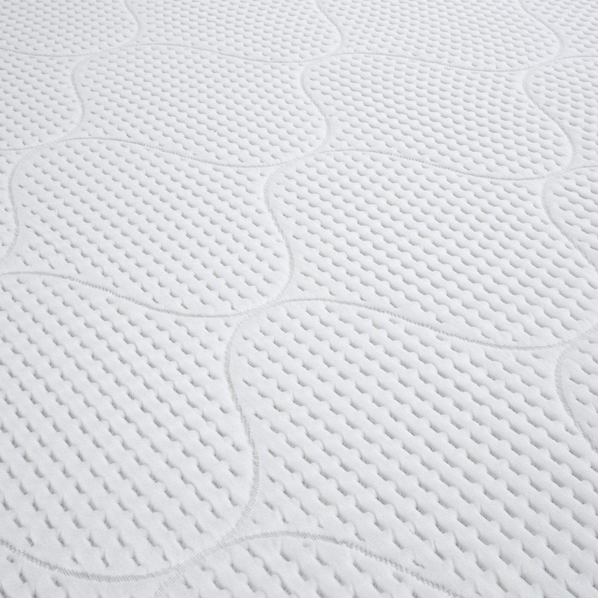 Ensemble Olympe 180x200 cm Matelas Mousse + Sommier Bois blanc, OLYMPE LITERIE