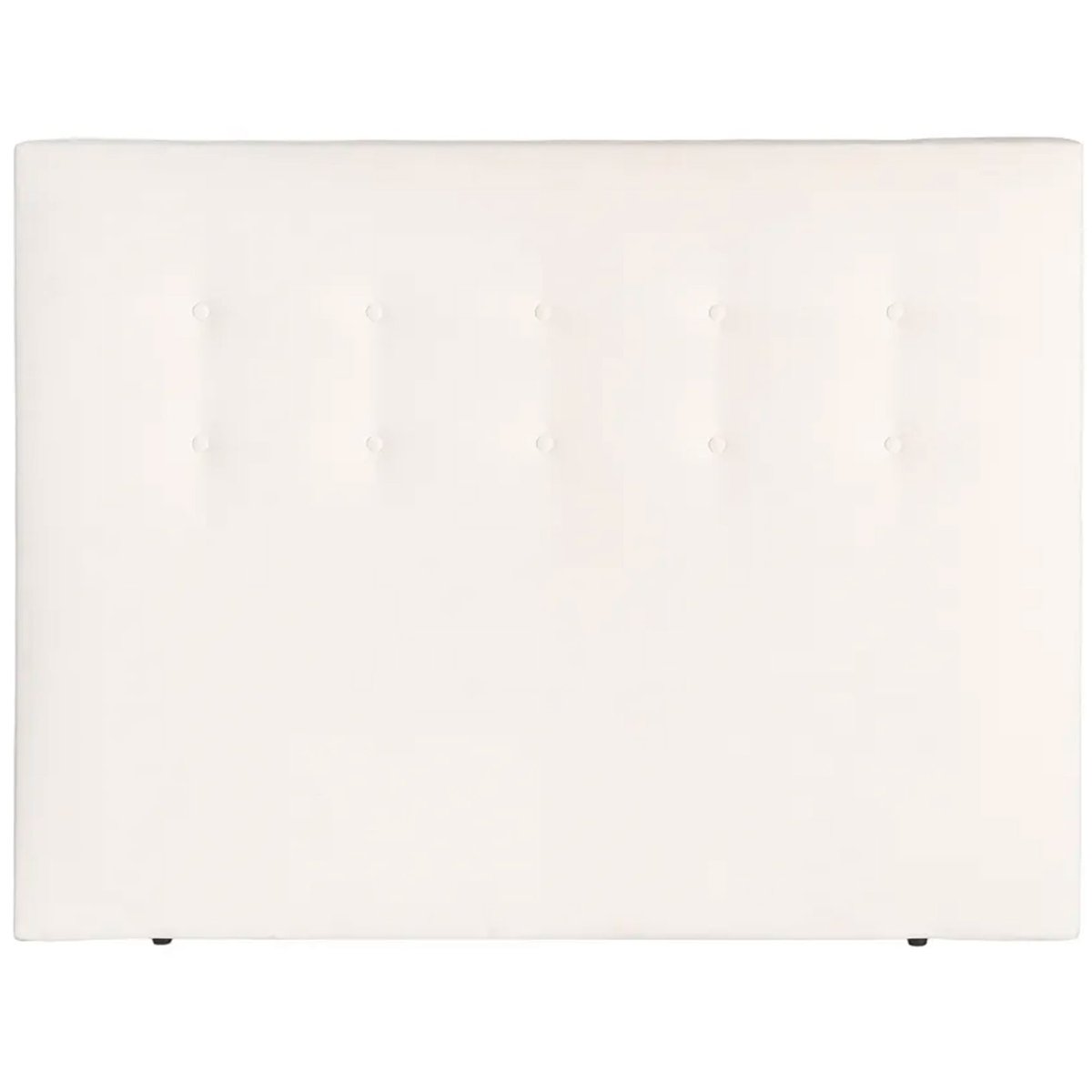Tête de lit classique tissu beige capitonné 165x8x125cm beige, WADIGA