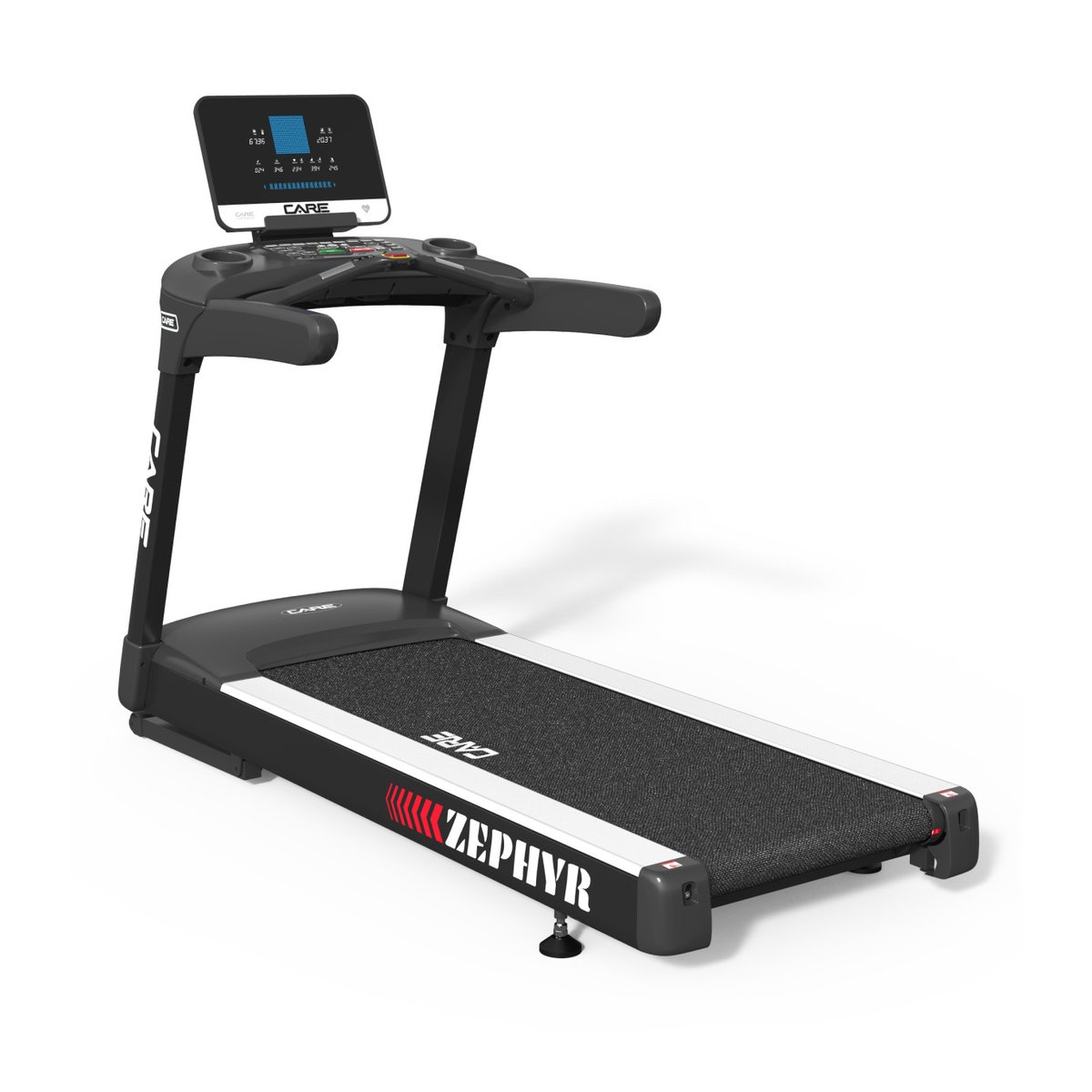 Tapis de course professionnel - 24km/h - CARE - ZEPHYR noir, CARE FITNESS
