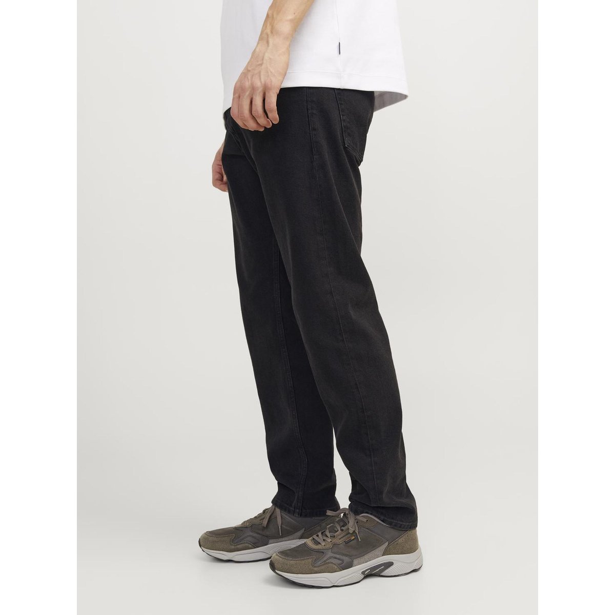 Jean loose Chris black denim, JACK & JONES