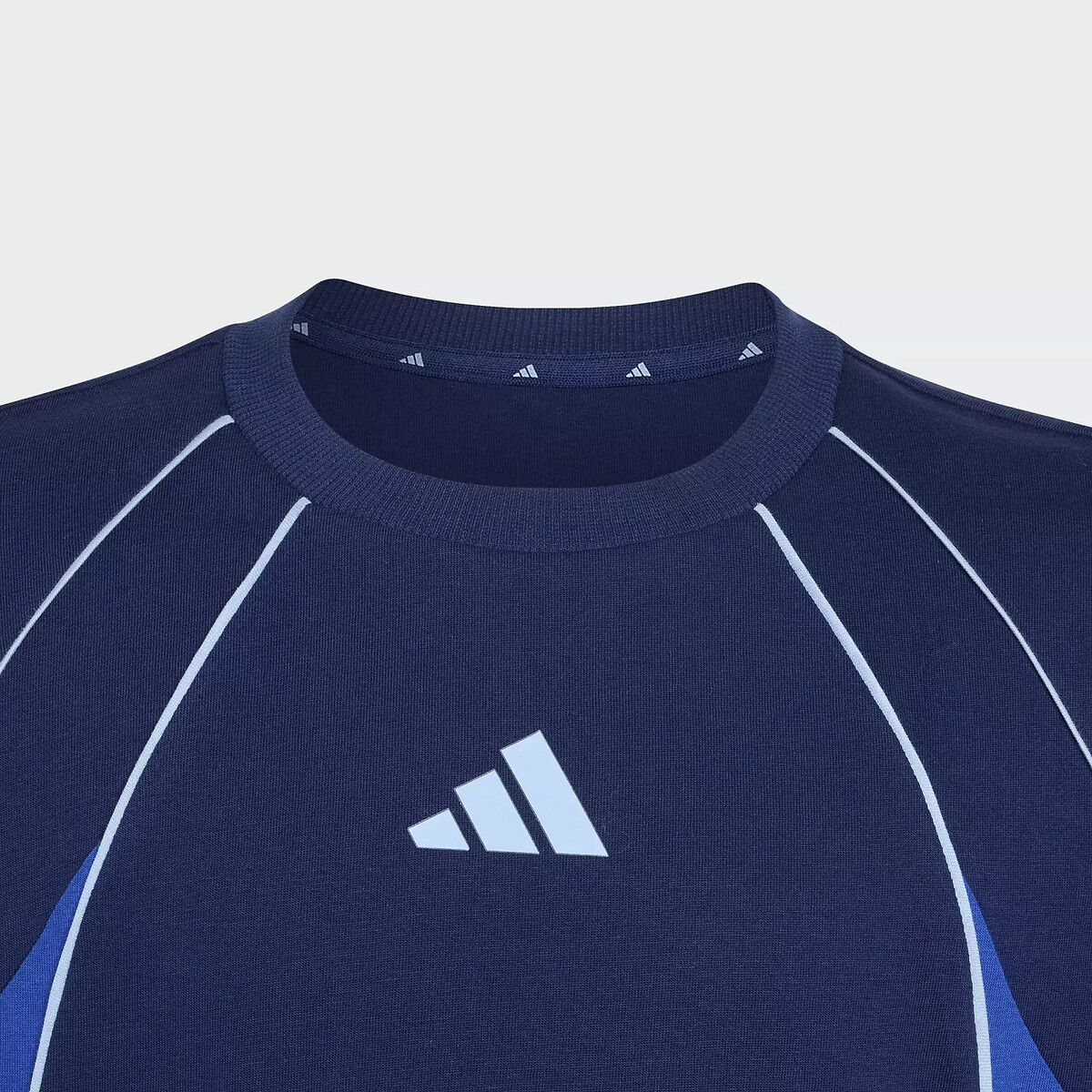 T-Shirt, Color-blocking blau, adidas Performance