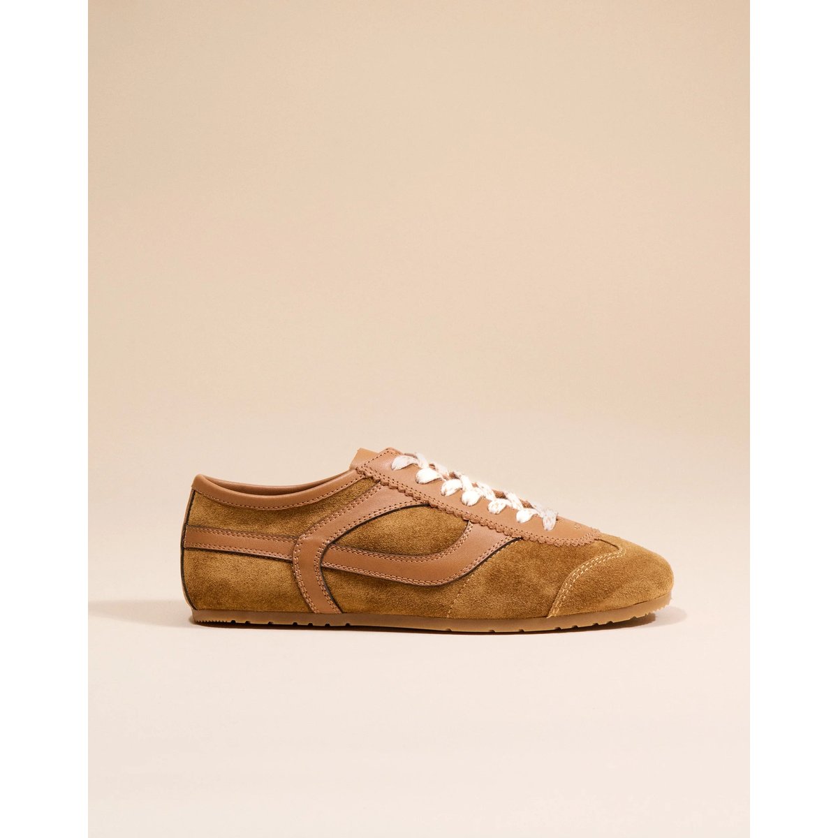 Baskets en daim PAOLA marron, MI MAI