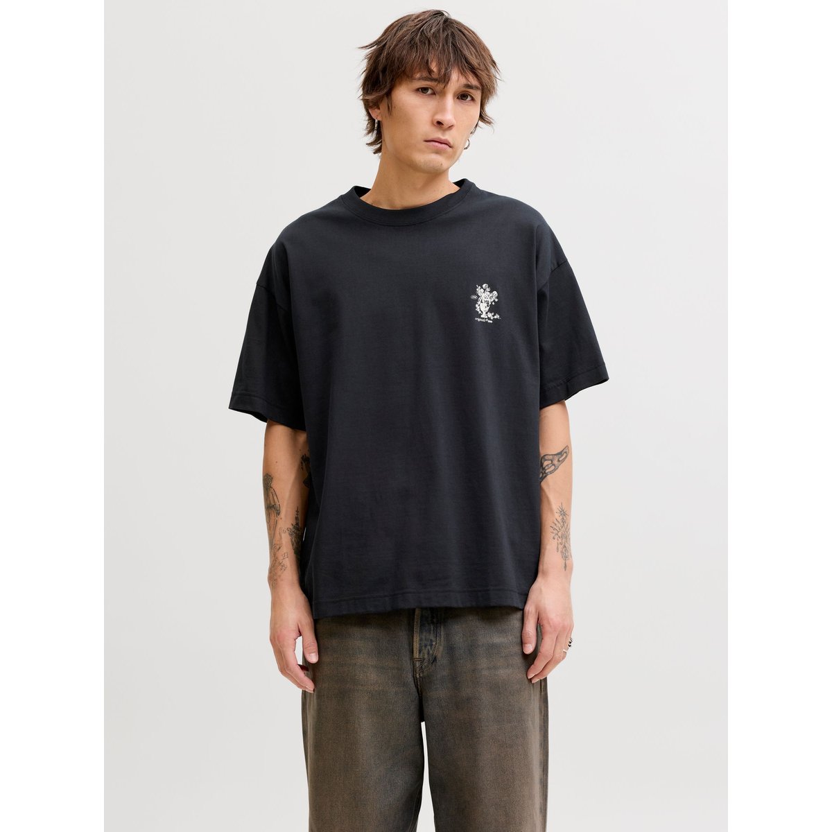 T-Shirt black 1, JACK & JONES
