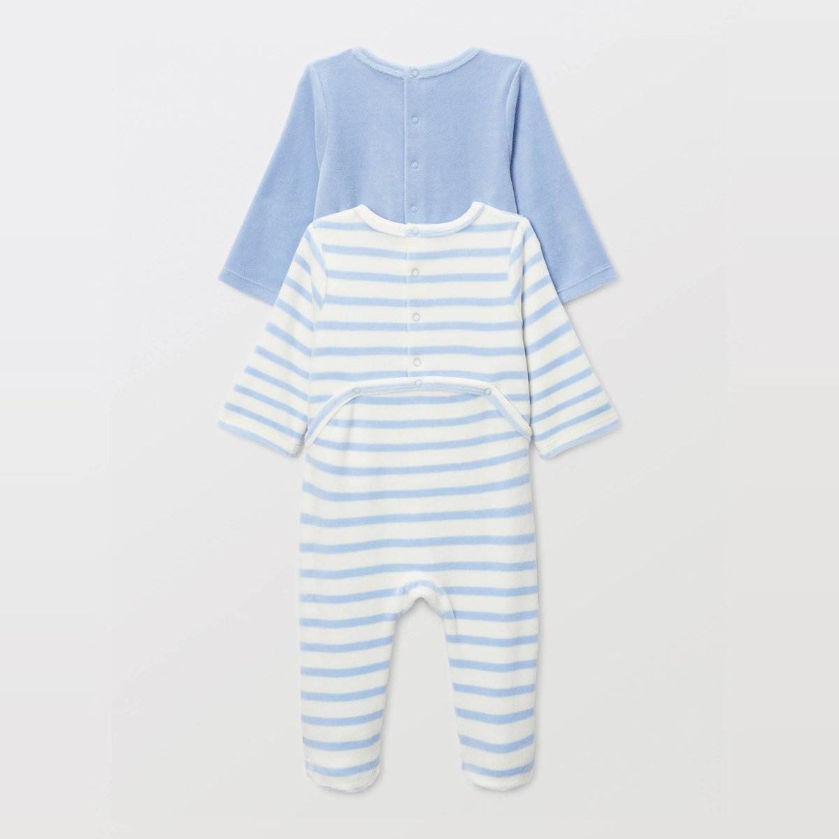 Lot de 2 dors-bien en velours en coton BIO GOTS angelot, BOUT'CHOU