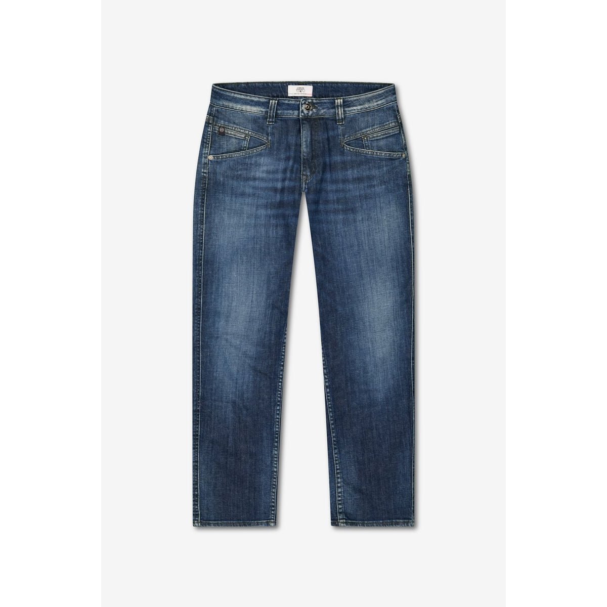 Jeans loose, large 400/60 girlfriend , 7/8ème blue, LE TEMPS DES CERISES